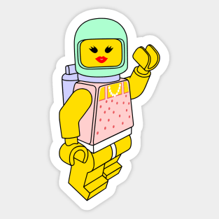 Spaceman! (Paradisa Girl) Sticker